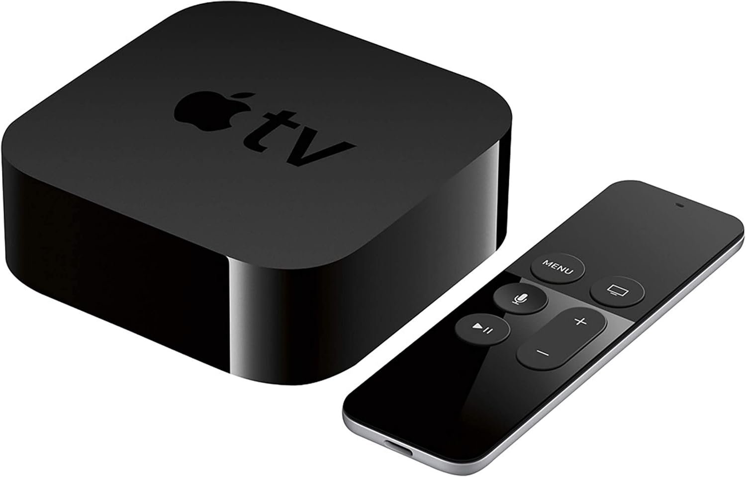 Apple TV 4K HD 32GB Streaming Media Player HDMI with Dolby Digital and Voice search by Asking the Siri Remote, Black, MQD22LL/A-32G