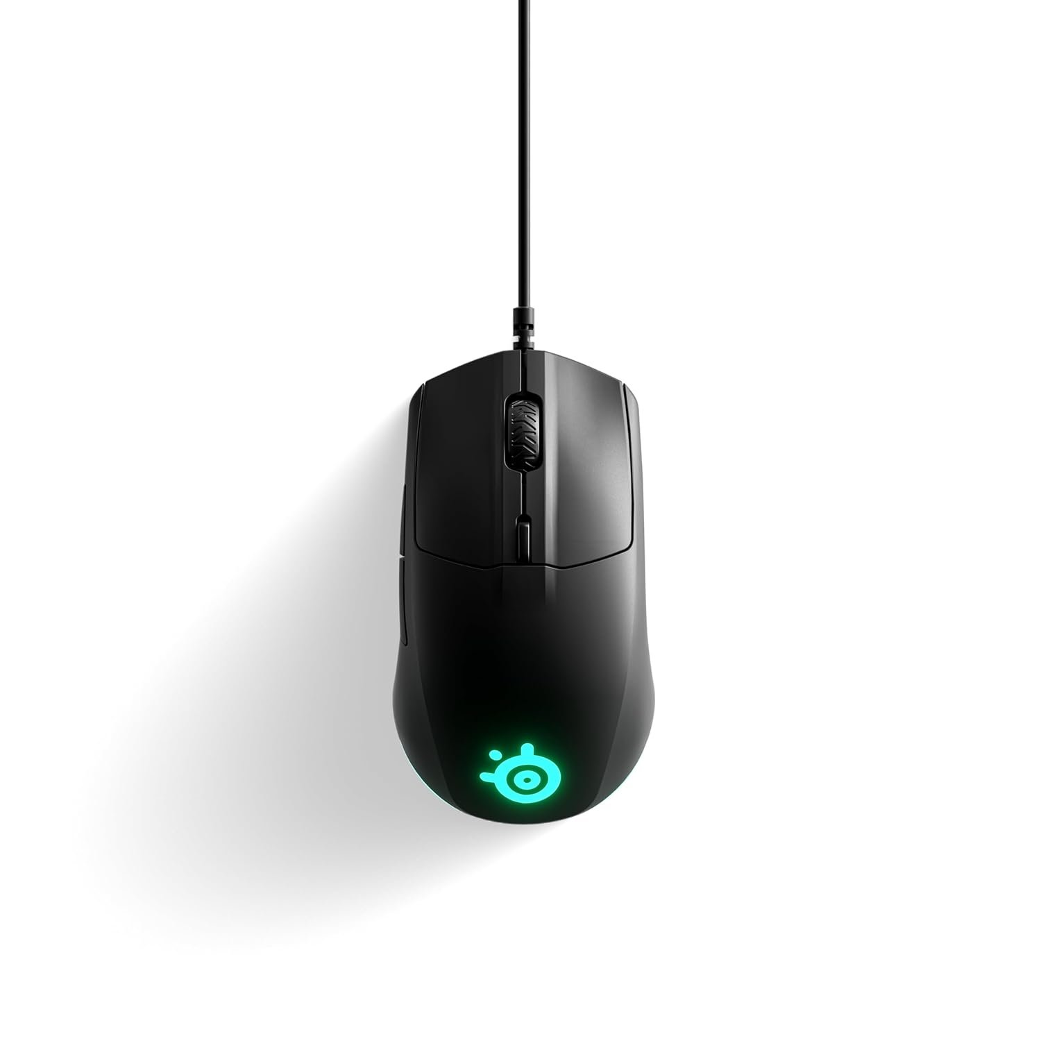 SteelSeries Rival 3 USB Gaming Mouse - 8,500 CPI TrueMove Core Optical Sensor - 6 Programmable Buttons - Split Trigger Buttons - Brilliant Prism RGB Lighting