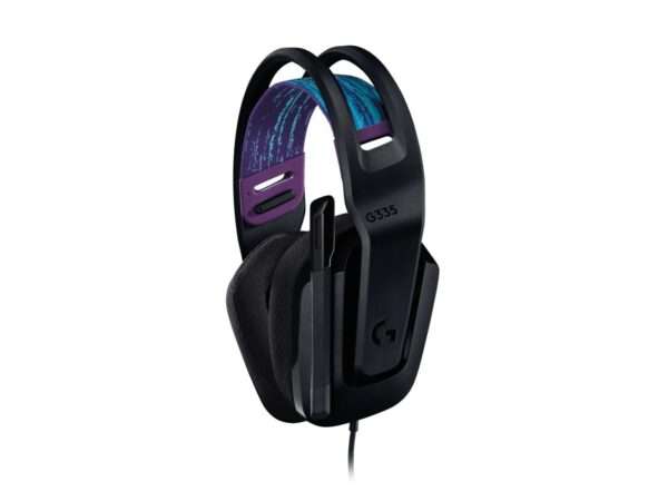 Logitech G335 Wired Gaming Headset, with Microphone, 3.5mm Audio Jack, Comfortable Memory Foam Earpads, Lightweight, Compatible with PC, PlayStation, Xbox, Nintendo Switch - Black - Image 2