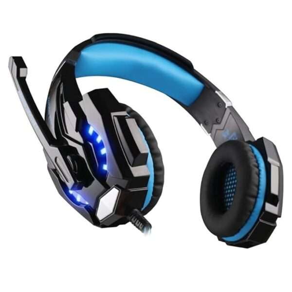 Kotion Each: Over The Ear Wired Headsets With Mic & Led - G9000 Edition For Pc/Ipad/Iphone/Tablets/Mobile Phones (Black/Blue) - Image 6