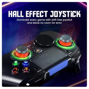 Alternative view of Cosmic Byte Stratos Xenon All in One PS4/iOS/Android/PC Wireless Programmable Gamepad, Magnetic Accurate Triggers (Black)