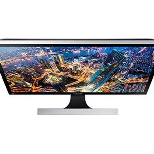Alternative view of Samsung LU28E590DS/XL 28-inch UHD LED Backlit Computer Monitor (Black/Metallic Silver)