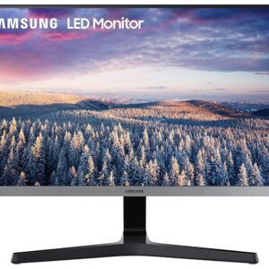 Samsung 27-inch(68.60cm) FHD 1,920 x 1,080 Monitor, IPS, 75 Hz, Bezel Less Design, AMD FreeSync, Flicker Free, HDMI, D-sub, (LS27R354FHWXXL, Dark Blue Gray)