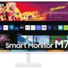 Samsung 32-inch(80cm) LED 3840 x 2160 Pixels M7 4K UHD Smart Monitor, Type-C, Smart TV apps, TV Plus, Office 365, Apple Airplay, Dex, Bluetooth, IOT, Speakers, Remote (LS32BM700UWXXL, Black)