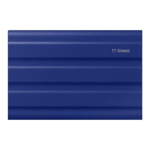 Samsung T7 Shield 2TB, Portable SSD, up-to 1050MB/s, USB 3.2 Gen2, Rugged, IP65 Water & Dust Resistant, for Photographers, Content Creators and Gaming, Extenal Solid State Drive (MU-PE2T0R/WW), Blue