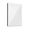 Western Digital WD 2TB My Passport Portable Hard Disk Drive, USB 3.0 with Automatic Backup, 256 Bit AES Hardware Encryption,Password Protection,Compatible with Windows and Mac, External HDD-White