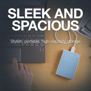 Alternative view of Seagate One Touch 5TB External HDD with Password Protection, USB, for Windows and Mac, with 3 yr Data Recovery Services (STKZ5000402)