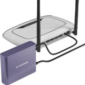 Ambrane Mini UPS for 12V WiFi Router Modem, Backup Upto 5 Hours, 3x2000mAh = 6000mAh Battery | Ups for Router up to 2A, WiFi Router UPS Power Backup During Power Cuts,Portable Ups