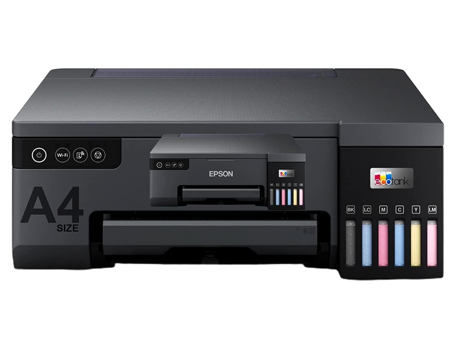 Epson Eco Tank L8050 Wireless Colour Home Inkjet Printers, Multicolor - Image 2
