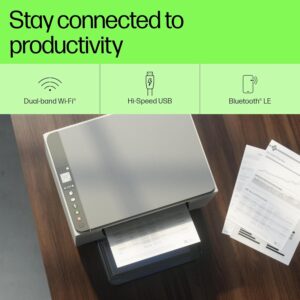 Alternative view of HP Laserjet MFP M233dw Printer, Wireless, Print, Copy, Scan, Hi-Speed USB 2.0, Ethernet, Bluetooth LE, Up to 30 ppm, 150-sheet Input Tray, Auto Duplex Printing, Black and White, 6GX04A