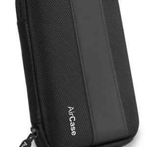 Alternative view of AirCase Rugged Hard Drive Case for 2.5-inch Western Digital, Seagate, Toshiba, Portable Storage Shell for Gadget Hard Disk USB Cable Power Bank Mobile