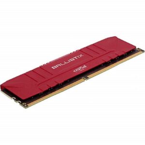 Ballistix Crucial 2666 MHz DDR4 DRAM Desktop Gaming Memory Kit 32GB (16GBx2) CL16 BL2K16G26C16U4R (Red)