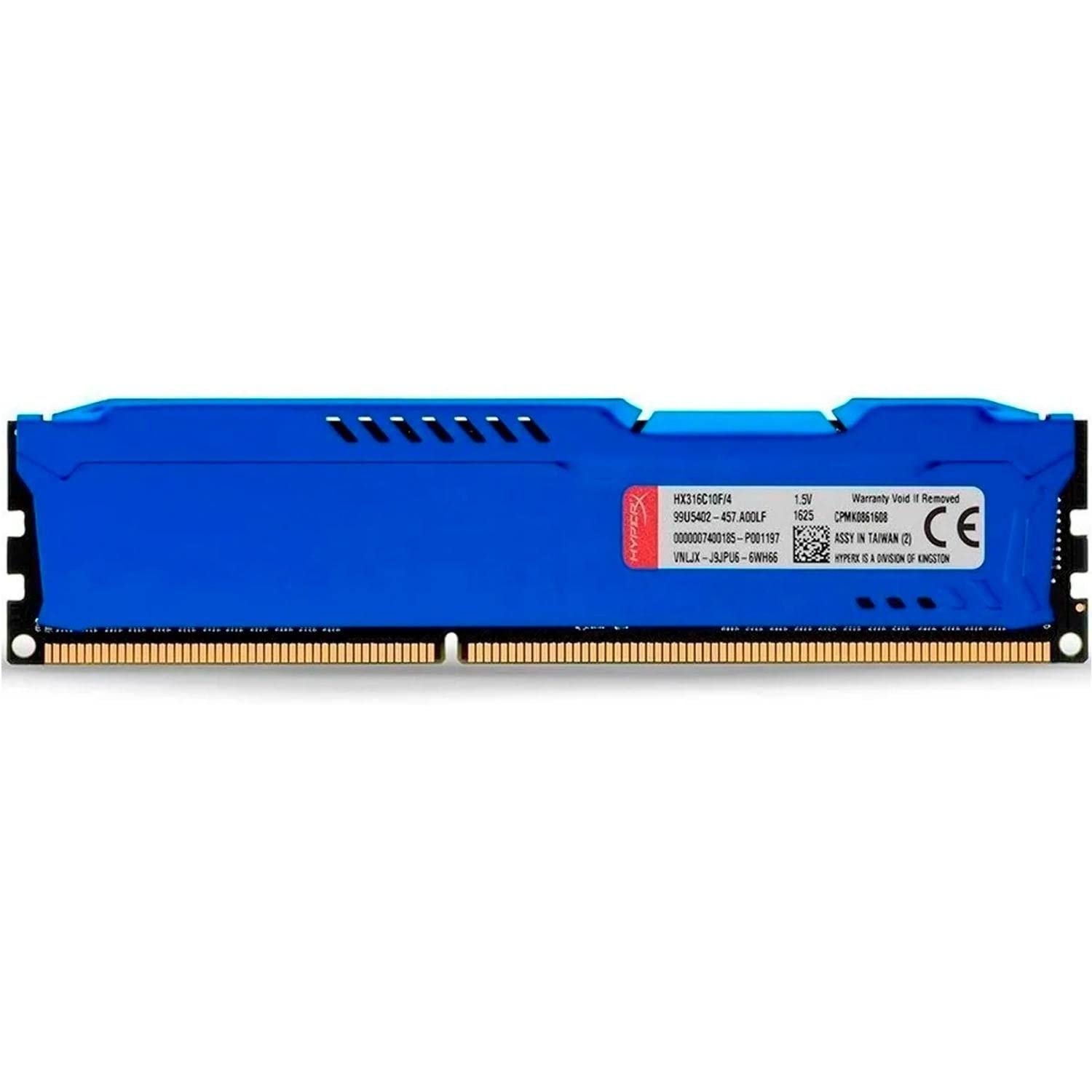 HyperX Fury 4GB 1600MHz DDR3 CL10 DIMM - Blue (HX316C10F/4) - Image 3