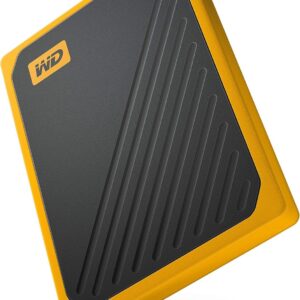 Alternative view of Western Digital WD 500GB My Passport Go SSD Amber Portable External Storage, USB 3.0 - WDBMCG5000AYT-WESN