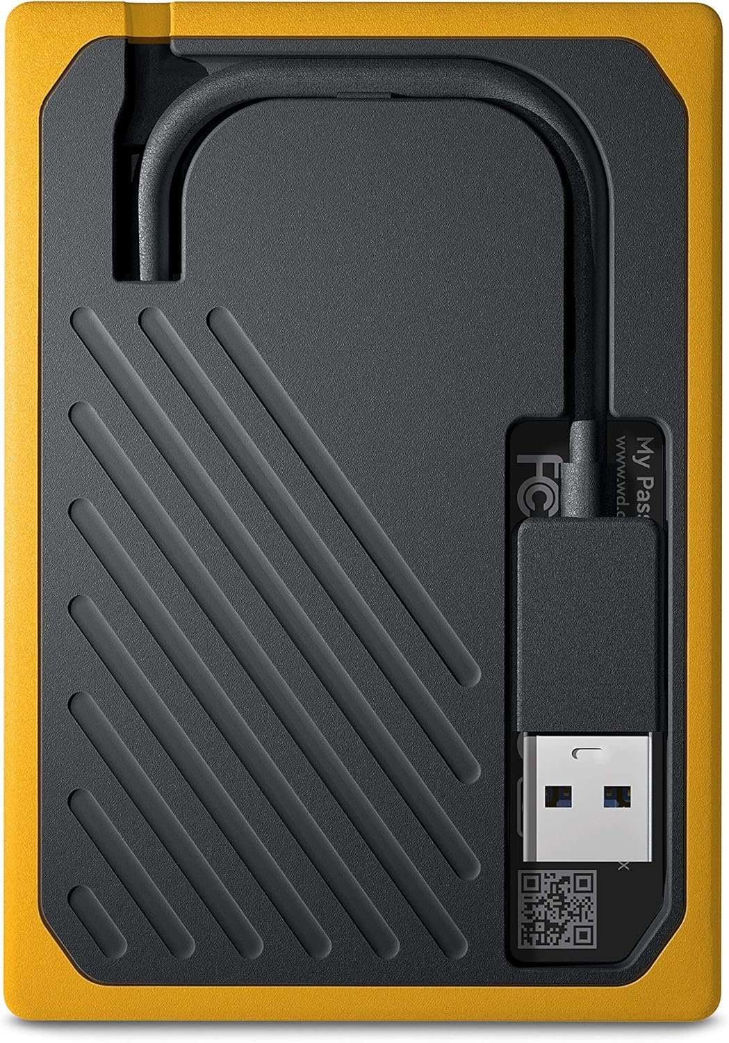 Western Digital WD 500GB My Passport Go SSD Amber Portable External Storage, USB 3.0 - WDBMCG5000AYT-WESN - Image 4