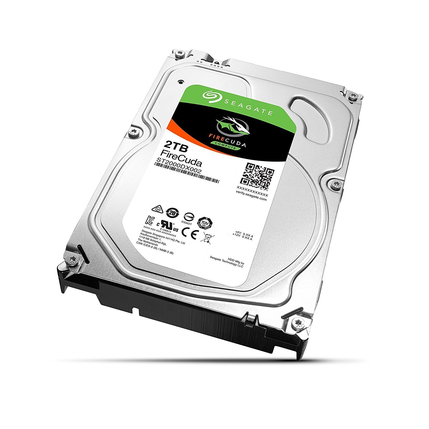 Seagate ST2000DX002 Firecuda 2TB Internal Hybrid Hard Drive, SSHD; 2000 GB; 88.9 mm (3.5); 64 MB Cache, SATA 6 Gb/s - Image 2
