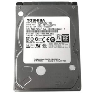 Toshiba 1TB 5400RPM 8MB Cache SATA 3.0Gb/s 2.5 inch Notebook Hard Drive (MQ01ABD100V) - 1 Year Warranty