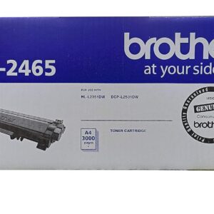 Brother TN-2465 Toner Cartridge (Black), Grey, Medium