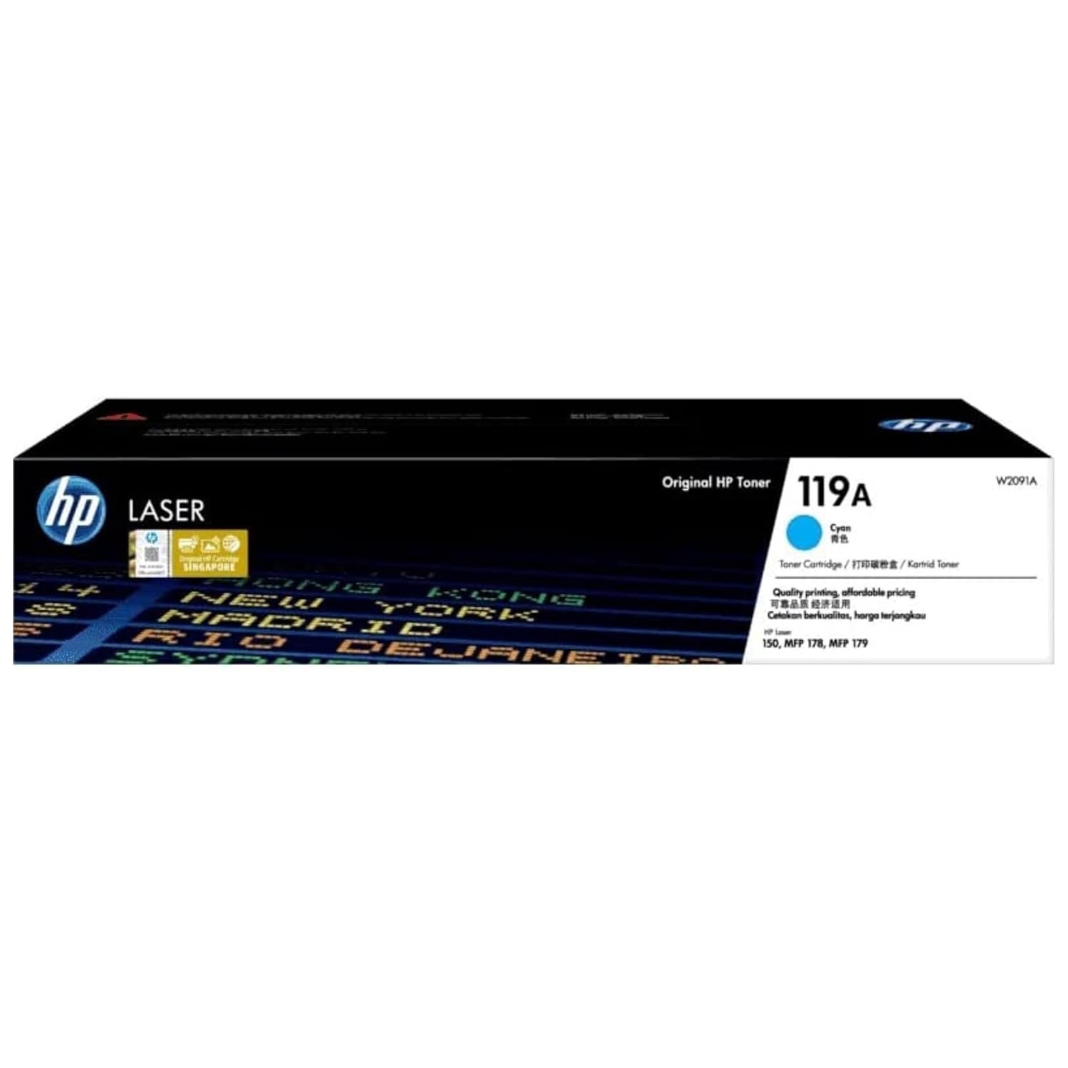 HP 119A Cyan Original Laser Toner Cartridge