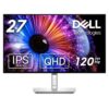DELL 68.58 cm (27 inch) Quad HD LED Backlit IPS Panel with 2xDisplayPort, 1xHDMI, 2xThunderbolt, 2xUSB-Type C, 4xUSB Type-A, Audio line Out, RJ45, Adjustability-Height, Tilt, Swivel UltraSharp Hub Monitor (U2724DE) (Response Time: 5 ms, 120 Hz Refresh Rate)