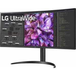 Alternative view of LG 34Wq75C-B 34" Curved Ultrawide Qhd Ips Hdr 10 Built-In-Kvm-Monitor With Usb Type-C & Lan (Rj-45), Black